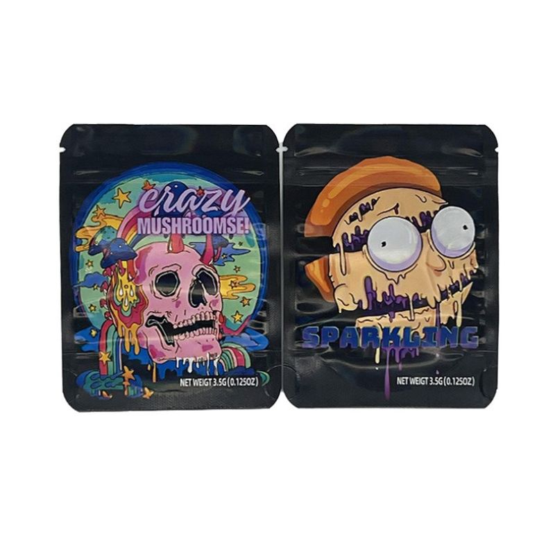 Ice Cream Cake Mylar Bags | 3.5g Resealable Weed Packaging